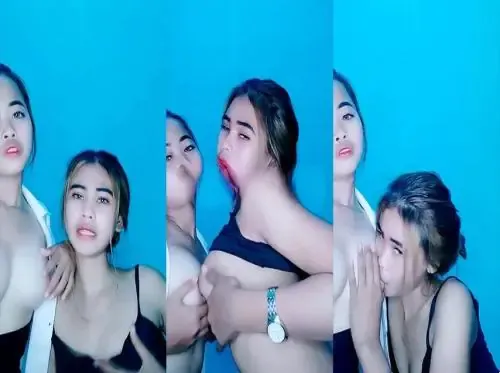 Bokep Indo Saling Adu Toket ABG Pasangan Lesbian